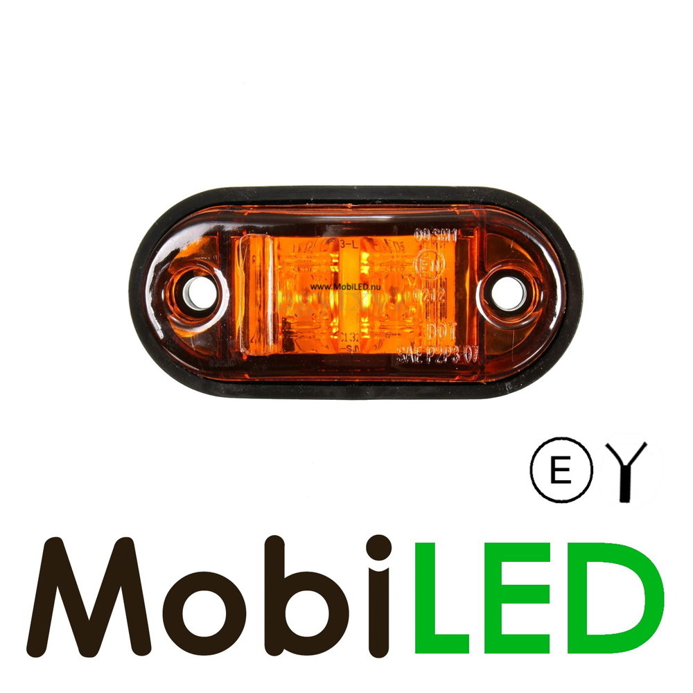 Side marking Amber multivoltage E-mark Side marking Amber multivoltage E-mark