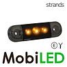 Strands Strands Markering slim line amber dark look E-keur 12-24 volt Strands Strands Markering slim line amber dark look E-keur 12-24 volt