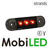Strands Strands Marquage ligne slim rouge lentille dark E-marque 12-24 volts Strands Strands Marquage ligne slim rouge lentille dark E-marque 12-24 volts