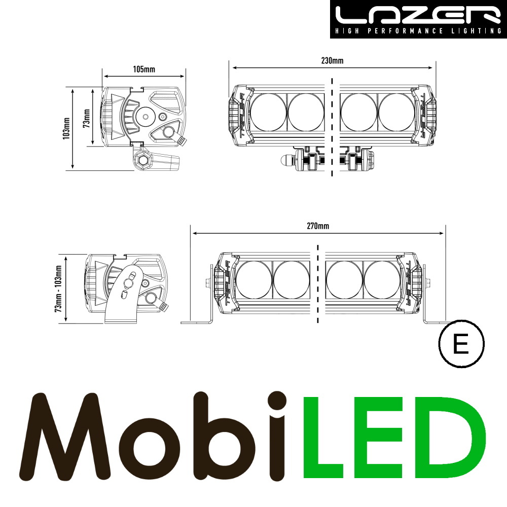 LAZER LAZER Triple-R 750 with position light 230mm 45W