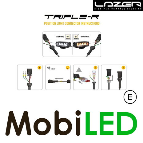 LAZER LAZER Triple-R 1000 avec feu de position 410 mm 88W