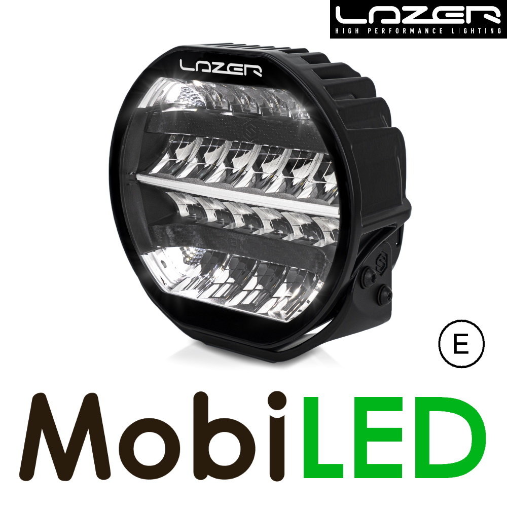 LAZER Sentinel projecteur loin standard avec feu de position Noir 9" 87 watts