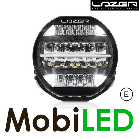 LAZER Sentinel projecteur loin standard avec feu de position Noir 9" 87 watts