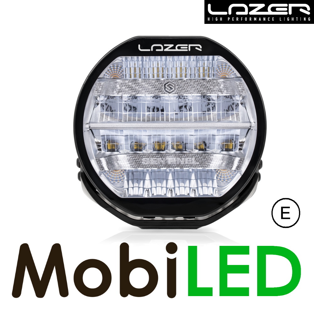 LAZER Sentinel spot light standard with position light chrome 9 inch 87 Watt
