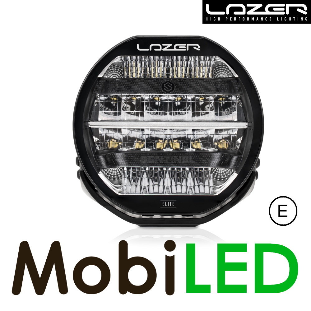 LAZER Sentinel spot light black Elite 9" 145 watts