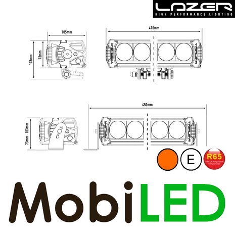 LAZER LAZER Triple-R 1000 met positielicht en flitser 410 mm 88W