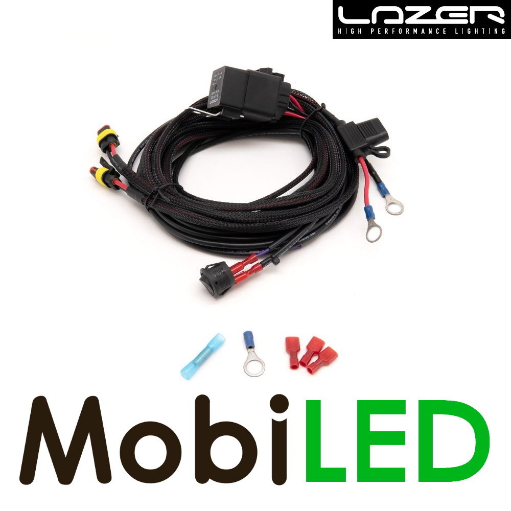 LAZER Kit de connexion 2 lampes puissance faible (12V)