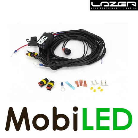 LAZER Kit de câblage 2 lampes bas puissance (12V) 3,2m LAZER Kit de câblage 2 lampes bas puissance (12V) 3,2m