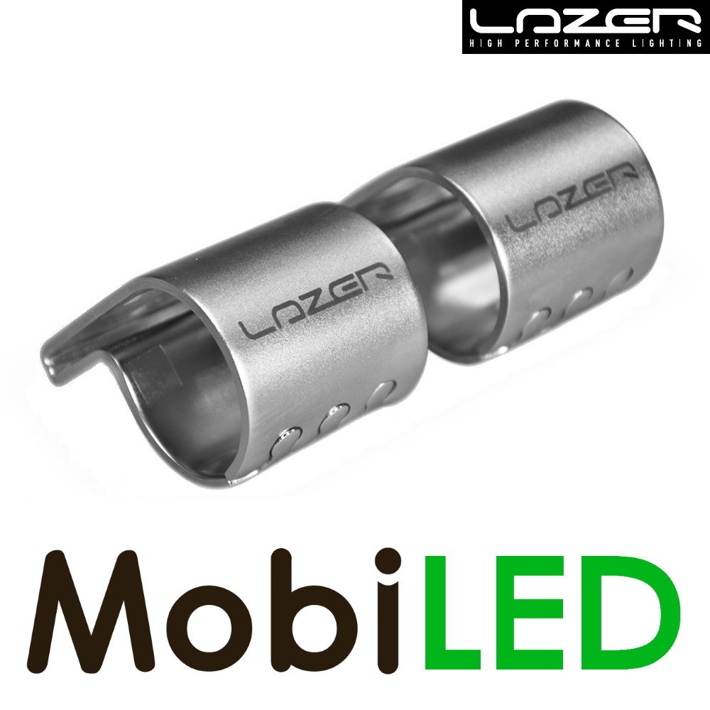 LAZER Tube clamps 2 pieces 42mm