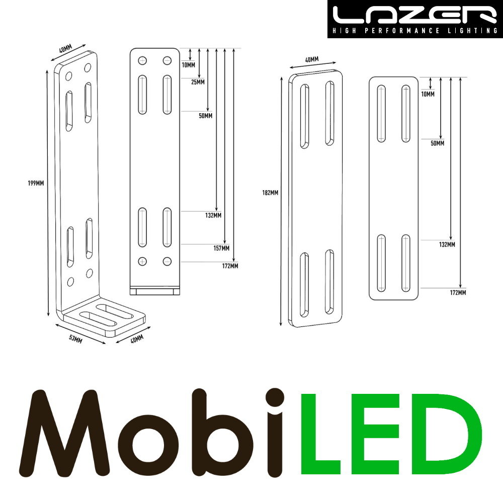 LAZER Bumpersteun montage kit