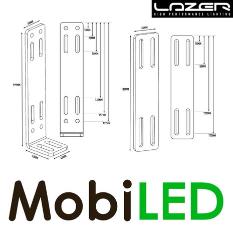 LAZER Bumpersteun montage kit