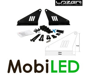 LAZER Dakmontageset zonder dakrails 95mm LAZER Dakmontageset zonder dakrails 95mm