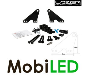 LAZER Roof mounting set with roof rails 65mm LAZER Roof mounting set with roof rails 65mm