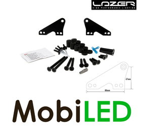 LAZER Kit pour montage sur toit avec rails de toit 47mm