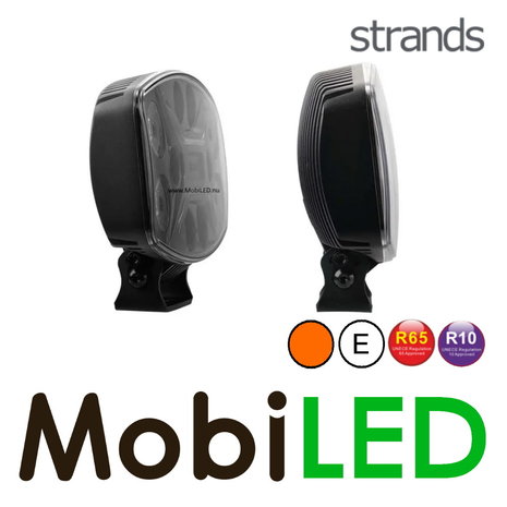Strands Strands Dark Knight Insane met amber/wit positielicht en flitser 9 inch E-keur Strands Strands Dark Knight Insane met amber/wit positielicht en flitser 9 inch E-keur