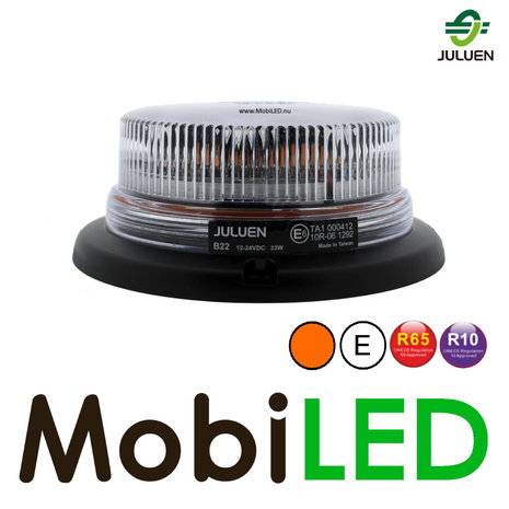 Juluen Juluen B22 Ambre/Clair Balise/lampe flash montage fixe E-mark