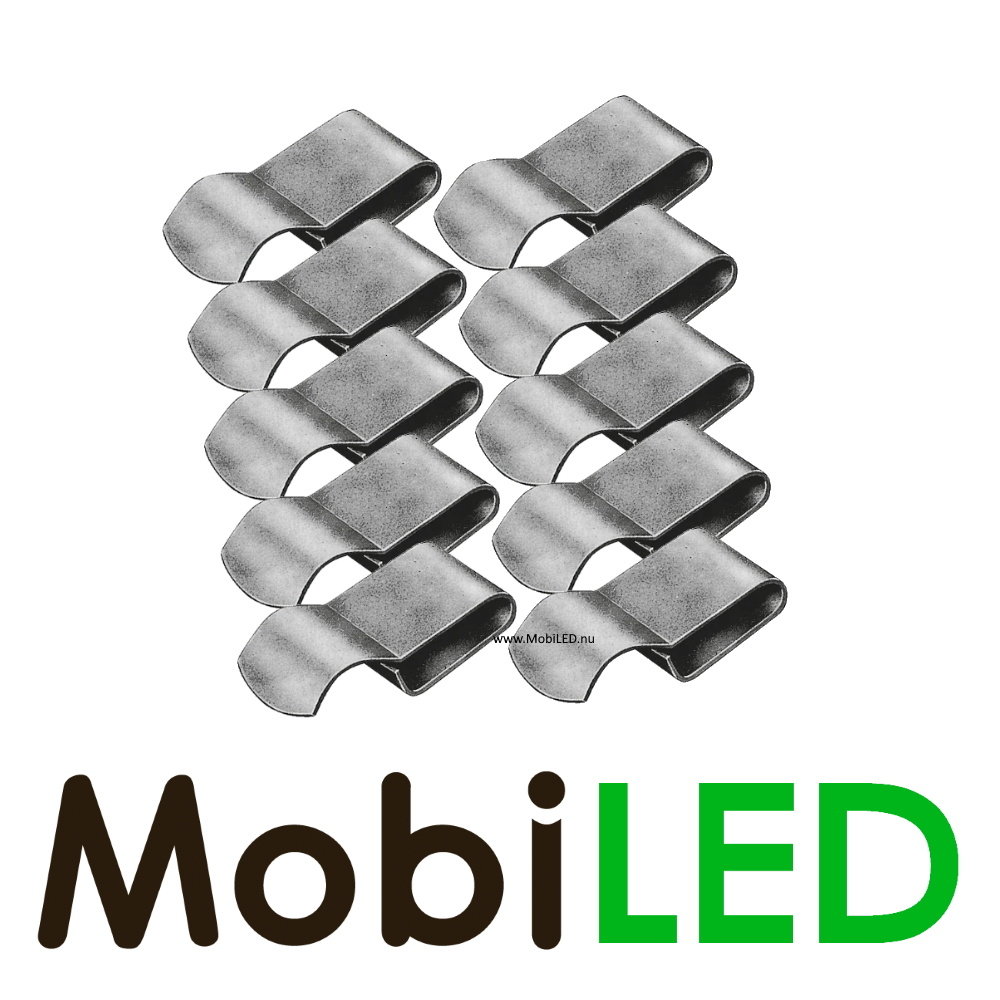 Chassisklemmen 28 mm 10 stuks