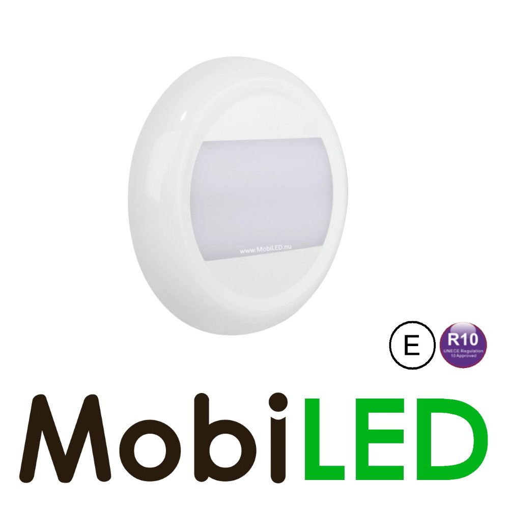 Éclairage intérieur rond blanc 12-24 volts sans interrupteur Éclairage intérieur rond blanc 12-24 volts sans interrupteur