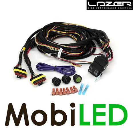 LAZER Kit de câblage 2 lampes (gyrophare 12V)