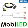 Fristom 7 polig aanhanger kabelboom 4 m 5-pin heavy duty bajonet