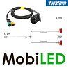 Fristom Faisceau de câbles remorque 13 pôles 5m baïonnette 5 broches qualité lourde Fristom Faisceau de câbles remorque 13 pôles 5m baïonnette 5 broches qualité lourde