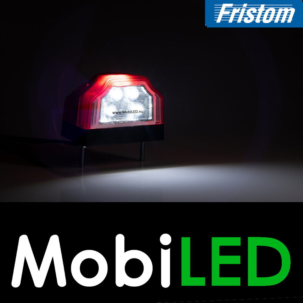 Fristom License plate lighting Red E-mark 0,75mm2 connector