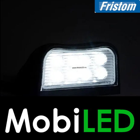 Fristom Fristom Éclairage de plaque d'immatriculation 12-24 volts connecteur 0,75mm² E-marque Fristom Fristom Éclairage de plaque d'immatriculation 12-24 volts connecteur 0,75mm² E-marque