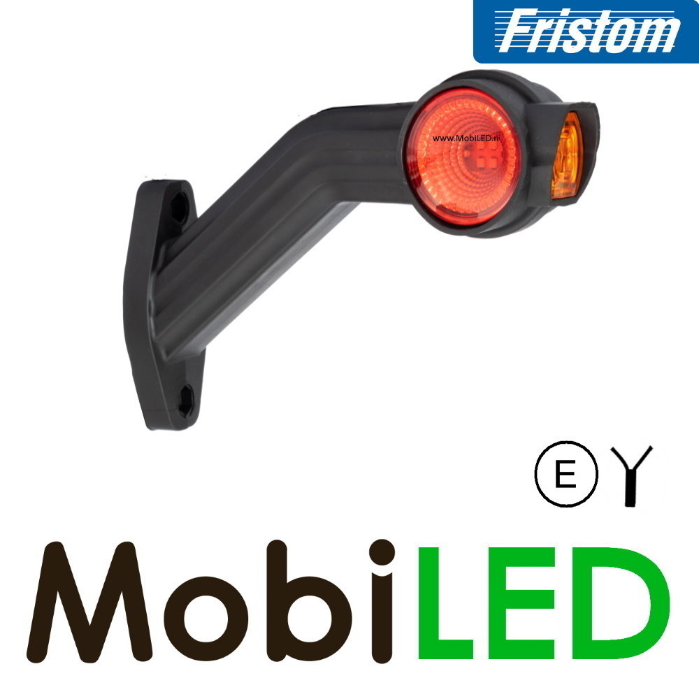 Fristom Pendellamp schuin model Rechts E-keur rood-amber-wit 12-24 volt