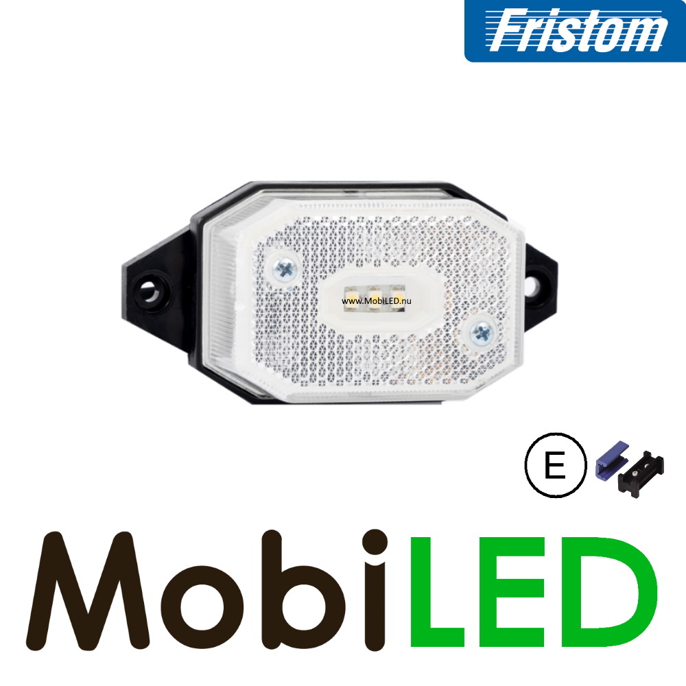 Fristom Fristom marquage latéral bloc blanc support d'angle 0,75mm2 connector