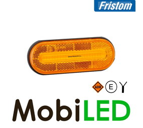 Fristom ADR side marking rounded corners amber