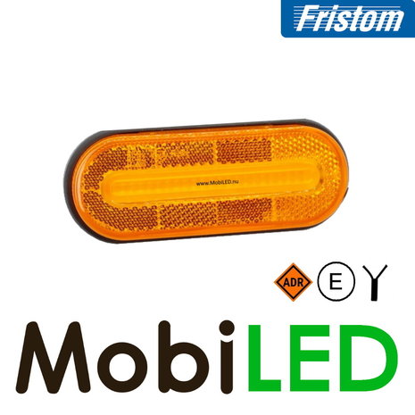 Fristom Fristom ADR side marking amber rounded corners E-mark Fristom Fristom ADR side marking amber rounded corners E-mark