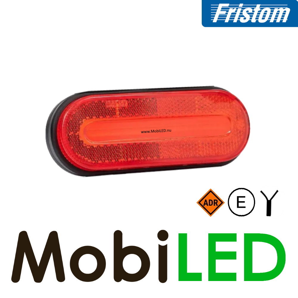 Fristom Fristom ADR feu de marquage coins arrondis rouge E-marque