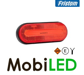 Fristom ADR markeringslicht rood afgeronde hoeken Fristom ADR markeringslicht rood afgeronde hoeken