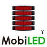 Budget side marking red 12V