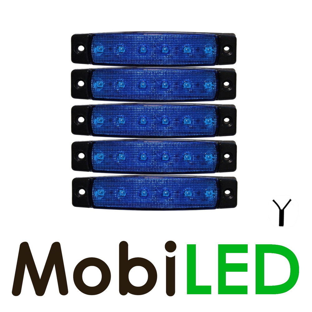 Budget zijmarkering Blauw 12V