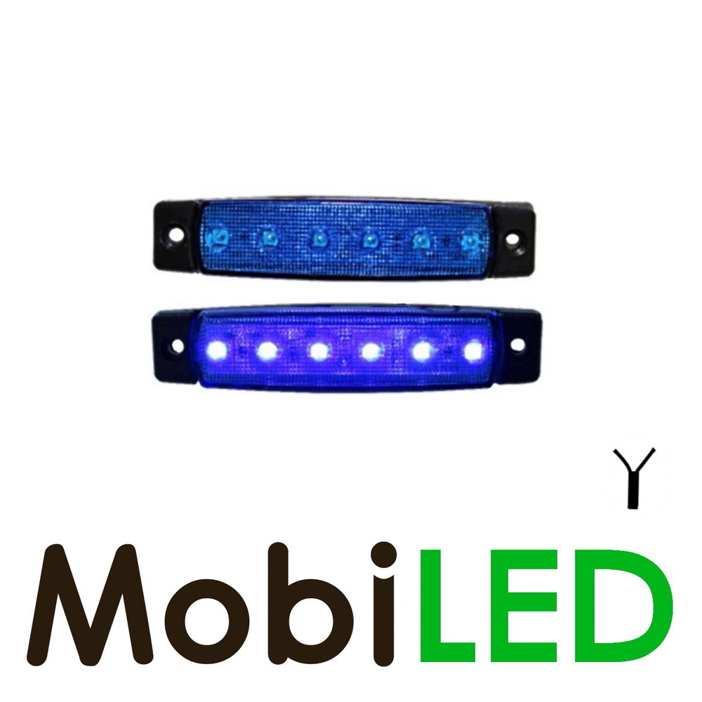 Budget side marking Blue 12V