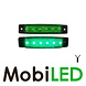 Budget zijmarkering Groen 12 volt Budget zijmarkering Groen 12 volt