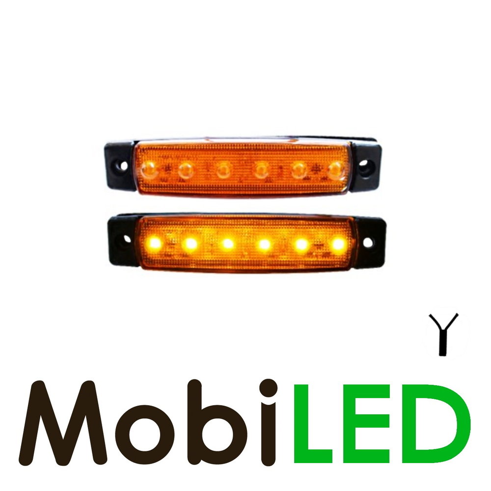 Budget zijmarkering amber multivoltage