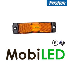 Fristom Marquage latéral allongé centre ambre avec reflecteur Aspock