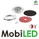 Interieurverlichting rood / wit rond Interieurverlichting rood / wit rond
