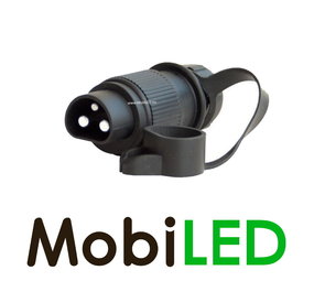 Cobo plug 3 pins with strain relief Cobo plug 3 pins with strain relief