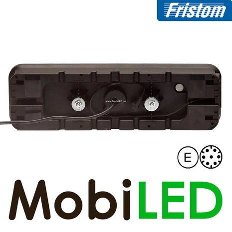 Fristom Feu arrière 5 fonctions réflecteur marquage latéral gauche 24V E-marque AMP Fristom Feu arrière 5 fonctions réflecteur marquage latéral gauche 24V E-marque AMP