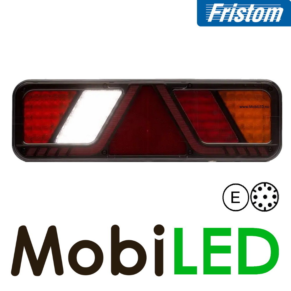Fristom Fristom Feu arrière 5 fonctions réflecteur marquage latéral droit 24V E-marque AMP Fristom Fristom Feu arrière 5 fonctions réflecteur marquage latéral droit 24V E-marque AMP