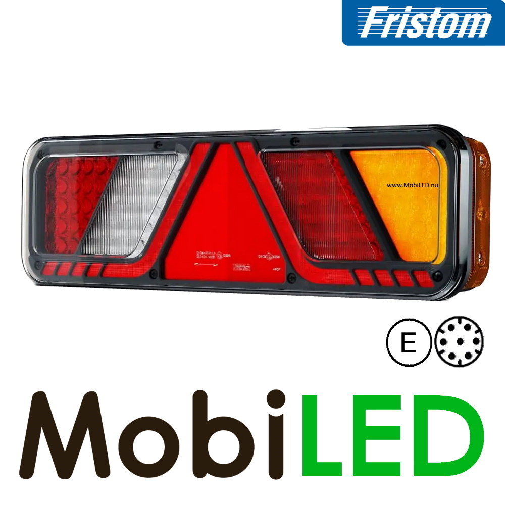 Fristom Rear light 5 functions reflector side marking right 24V E-mark AMP
