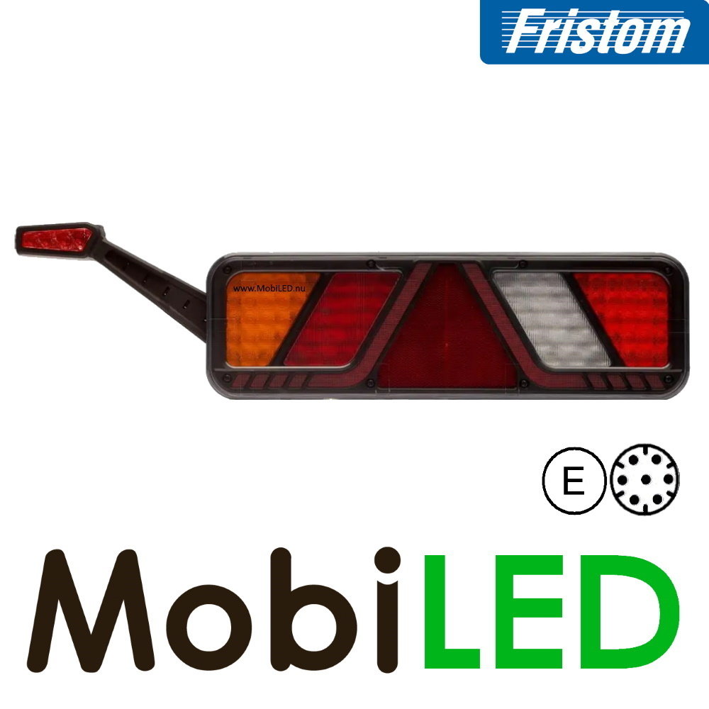 Fristom Fristom Achterlicht 5 functies reflector breedte markering links 24V E-keur AMP E-keur Fristom Fristom Achterlicht 5 functies reflector breedte markering links 24V E-keur AMP E-keur
