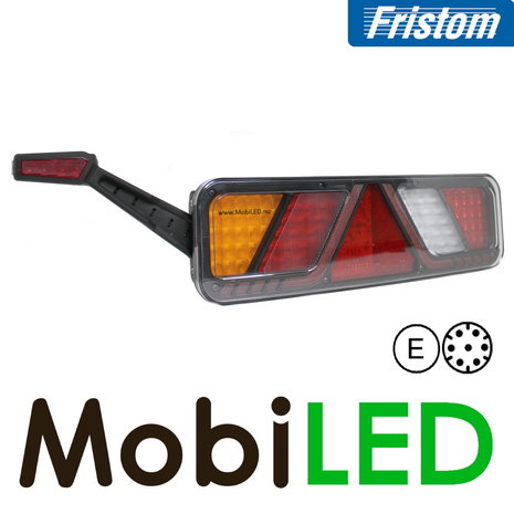 Fristom Achterlicht 5 functies reflector breedte markering links 24V E-keur AMP Fristom Achterlicht 5 functies reflector breedte markering links 24V E-keur AMP