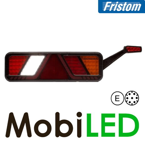 Fristom Fristom Achterlicht 5 functies reflector breedte markering rechts 24V E-keur AMP Fristom Fristom Achterlicht 5 functies reflector breedte markering rechts 24V E-keur AMP