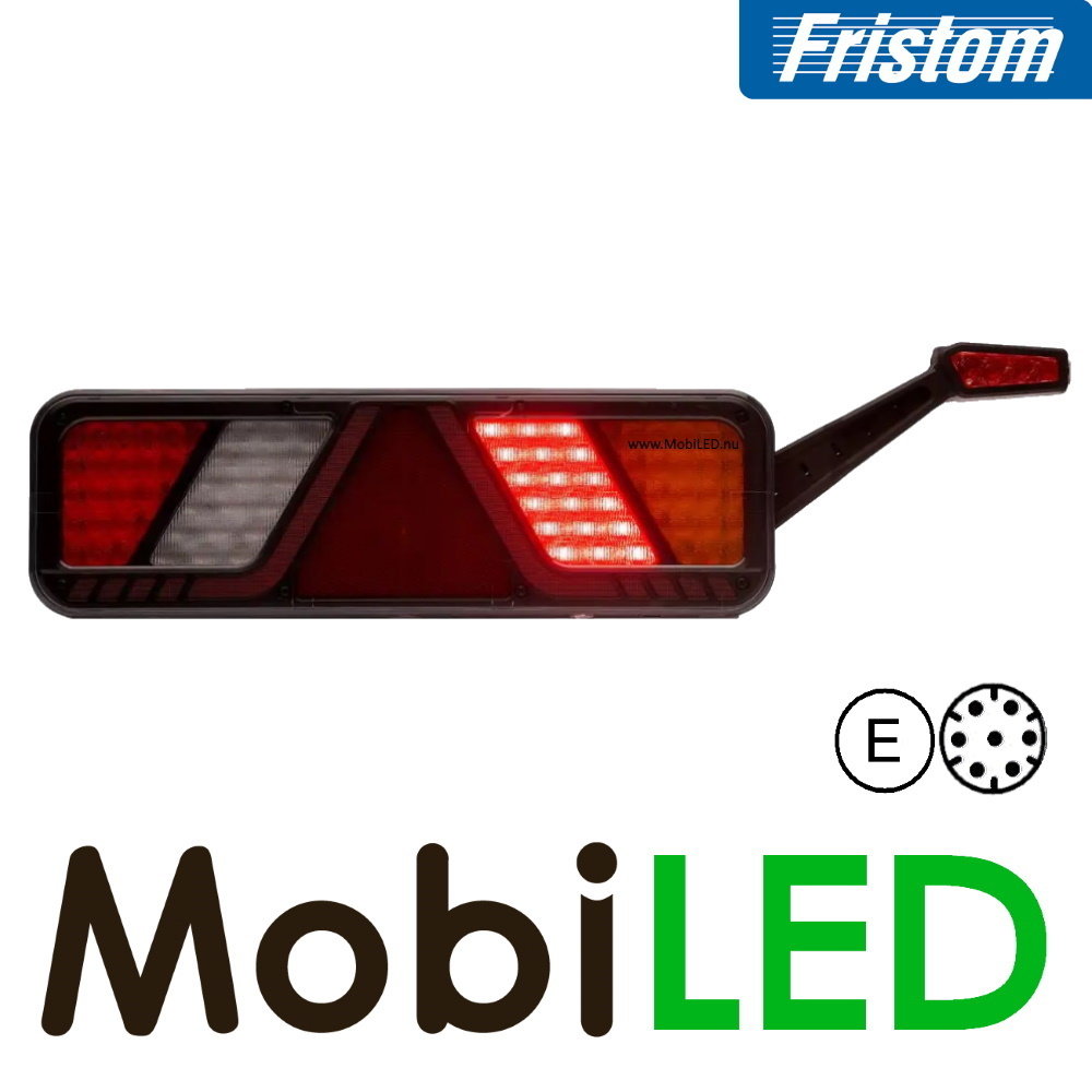 Fristom Fristom Achterlicht 5 functies reflector breedte markering rechts 24V E-keur AMP Fristom Fristom Achterlicht 5 functies reflector breedte markering rechts 24V E-keur AMP