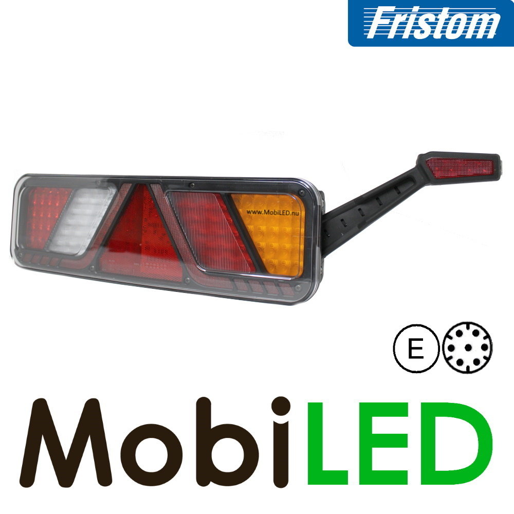 Fristom Fristom Achterlicht 5 functies reflector breedte markering rechts 24V E-keur AMP Fristom Fristom Achterlicht 5 functies reflector breedte markering rechts 24V E-keur AMP