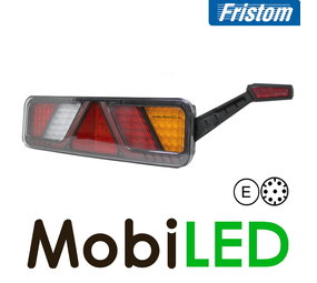Fristom Feu arrière 5 fonctions marquage de largeur 7broches AMP 24V droit Fristom Feu arrière 5 fonctions marquage de largeur 7broches AMP 24V droit